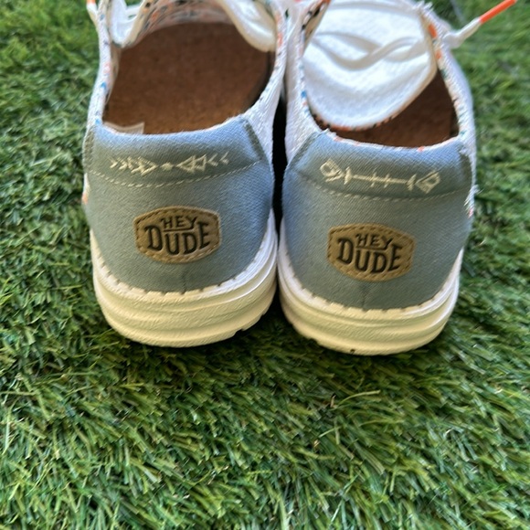 Boho Wendy Hey Dude - White/Crochet-Women’s 11 - Picture 4 of 5